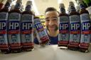 Dave Wardrope, 35, from Harraby, won a Movember competition to have his face on bottles of HP brown sauce