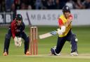 Michael Pepper in batting action for Essex Eagles against Kent Spitfires