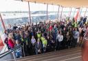 Schoolchildren received a river bus trip along the Thames to mark the opening of Barking Riverside pier