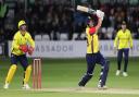 Michael Pepper in batting action for Essex Eagles against Hampshire Hawks