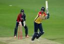 Paul Walter in batting action for Essex Eagles against Kent Spitfires