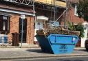 The skip on Woodward Road, Dagenham