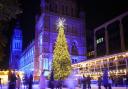 The Natural History Museum ice rink in Kensington