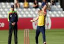 Jimmy Neesham of Essex in bowling action during Essex Eagles vs Glamorgan, Vitality Blast T20 Cricket at The Cloudfm County Ground on 1st July 2021