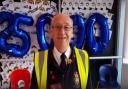 Dagenham man John Janes, 72, is volunteering at the Broadway Theatre vaccination centre in Barking.