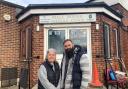 Rochelle Croom and Ali Enguzekli standing outside Mill House Social Club