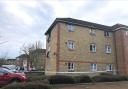 A police cordon was put in place at the scene in Stern Close