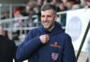 Ben Strevens is all smiles at his first game as Dagenham & Redbridge manager