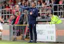 Dagenham & Redbridge boss Ben Strevens gives instructions