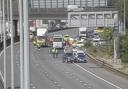 All traffic stopped after crash on M4