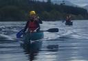 Students canoeing on the River Wye