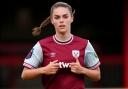 Emma Harries scored twice for West Ham Image: PA