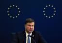 European executive vice president Valdis Dombrovskis (Andy Wong/AP)