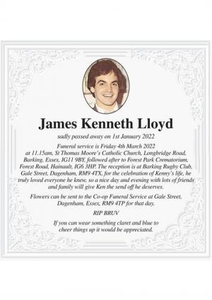 JAMES KENNETH LLOYD