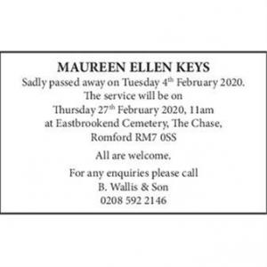 MAUREEN ELLEN KEYS