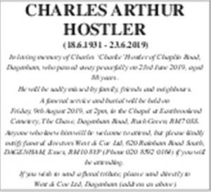 Charles Arthur Hostler