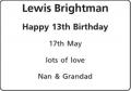 Lewis Brightman