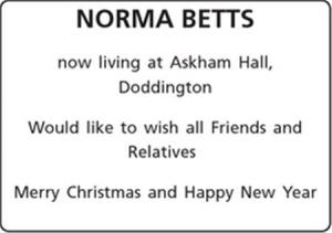 NORMA BETTS