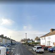 Rugby Road in Dagenham where a gun shots were fired last night