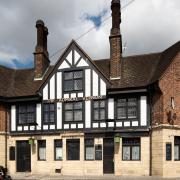 Brewers Tudor-style pub The Admiral Vernon on the corner of Broad Street and Morland Road, Dagenham