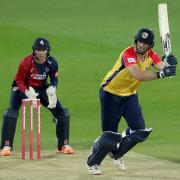 Paul Walter in batting action for Essex Eagles against Kent Spitfires