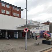 Numerous emergency services vehicles were seen outside the Heathway Shopping centre in Dagenham in response to the incident