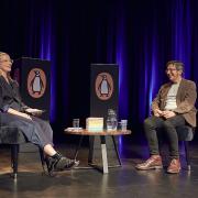 Film-maker and campaigner Alice Aedy and writer and environmental activist George Monbiot spoke to pupils at Dagenham Park school.