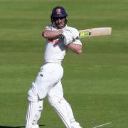 Ryan ten Doeschate of Essex hits out against Warwickshire at Edgbaston