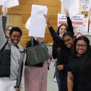 Jo Richardson pupils celebrate their GCSE results.