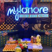 Ishfaq Farooq is a director at Mylahore in Barking which is offering food boxes. Picture: Mylahore