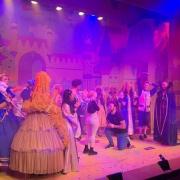 Paul proposed to Emily onstage surrounded by the cast of Snow White