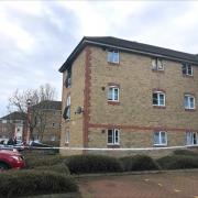 A police cordon was put in place at the scene in Stern Close