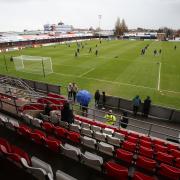 A view of Dagenham & Redbridge's Victoria Road ground