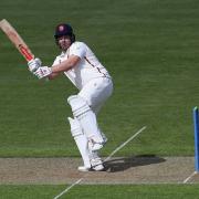 Adam Rossington in batting action for Essex