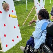 Making a splash at the college fun day