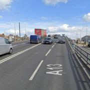 The crash has taken place between Lodge Avenue flyover and Goresbrook Interchange