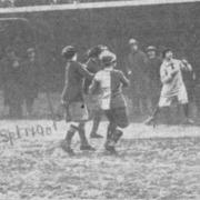 Dagenham Ladies beat Hoffmann’s Ladies 2-0 in away match at Chelmsford, April 1919