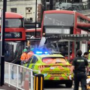 A woman killed after a crash at Victoria bus station in January was among the casualties