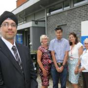 Dr Gurkirit Kalkat pictured outside Thames View Health Centre