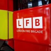 Five fire engines tackled the blaze at a block of flats overnight