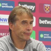 West Ham United boss Julen Lopetegui faces the media Image: Steve Blowers