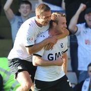 Former Port Vale midfielder Chris Birchall, right, is aiming to become a professional referee (Dave Howarth/PA)