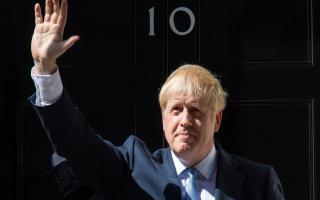 Boris Johnson after becoming prime minister on July 24, 2019. In his speech on the steps of 10 Downing Street that day, he pledged to fix the social care crisis