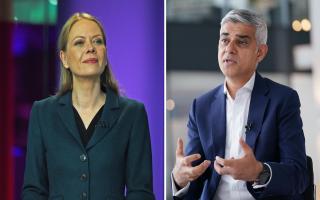 London Assembly member Sian Berry and mayor Sadiq Khan