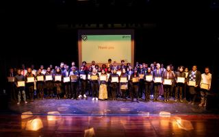 64 students from 13 schools in Barking and Dagenham received £300 Colin Pond Scholarship Awards