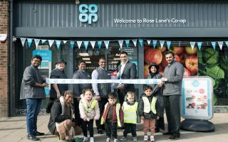 Children from Marks Gate Nursery & Pre-school helped re-open the store