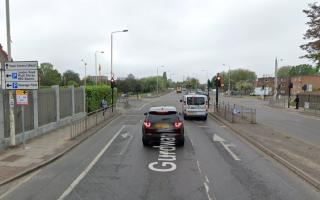 A crime scene was in place on Gurudwara Way in Barking this morning