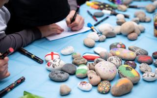 Children's art workshop at Becontree Estate