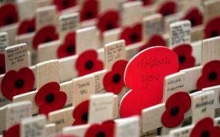 Remembrance commemorations are being held across east London