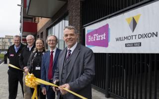 Darren Rodwell, Leader of Barking and Dagenham Council, cut the ribbon to Block J to celebrate the completion of the homes